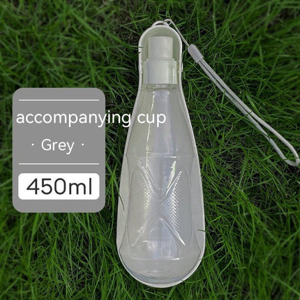 Portable Foldable Dog Water Bottle 550ml – Leak-Proof Outdoor Pet Drinking Cup for Travel & Walking