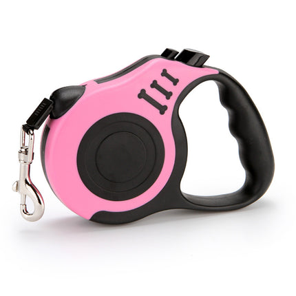 Automatic Retractable Pet Leash with One-Touch Brake & Lock, Telescopic Traction Rope