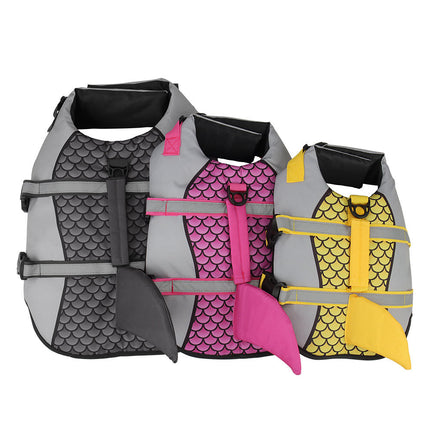 Swim Pet Dog Life Jacket Vest Clothes – Shark Style Life Vest Collar Harness for Pets Swimming Summer Swimwear Pet Products